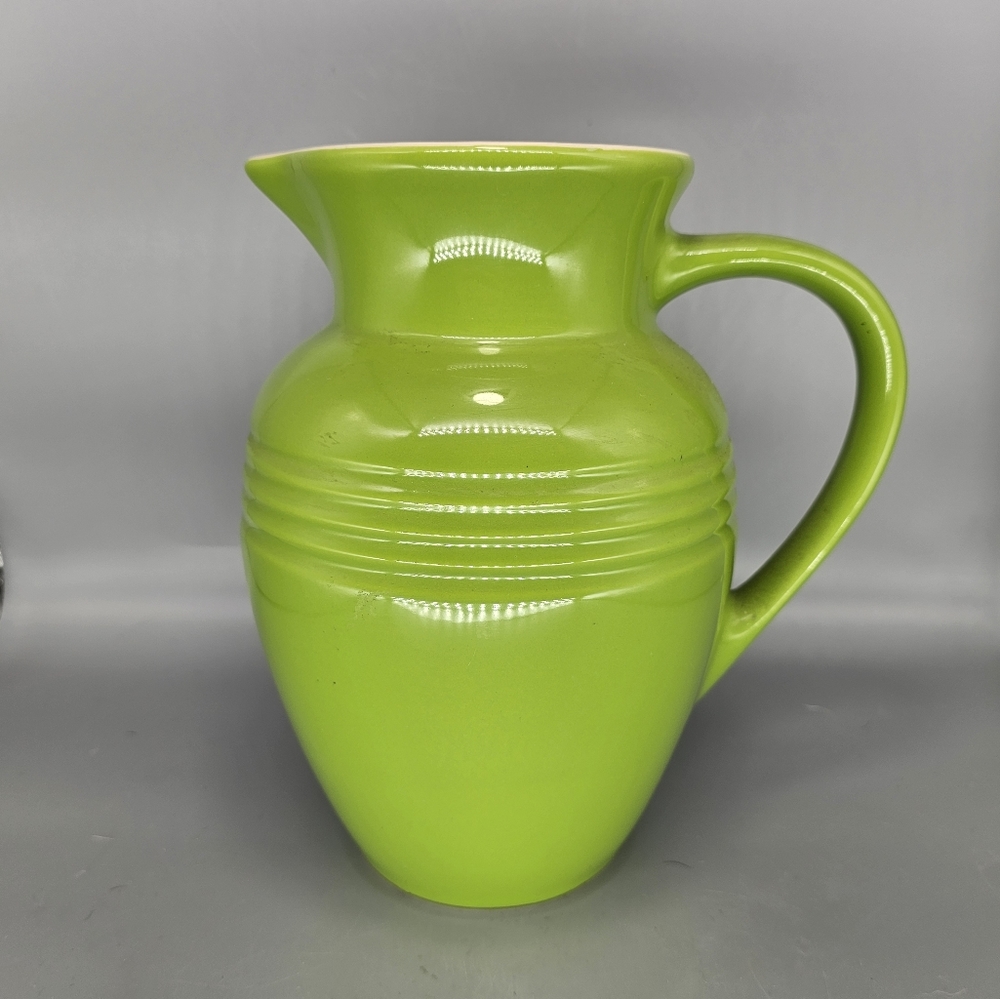 Le Creuset Stoneware Breakfast Jug / Pitcher Green 22 oz.